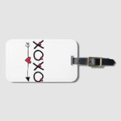 XOXO Valentines Luggage Tag (Front Horizontal)