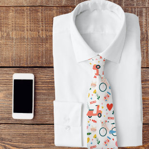XOXO Valentines Personalizable Neck Tie