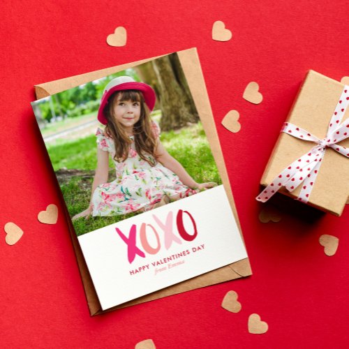 XOXO Word Search Game Photo Classroom Valentines Note Card