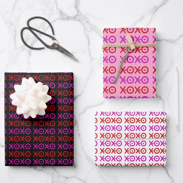 XOXO WRAPPING PAPER SHEETS (Front)