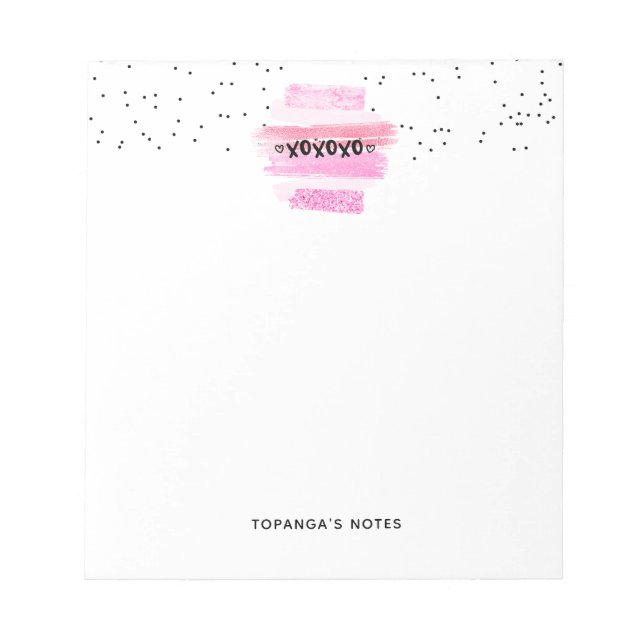 xoxoxo notepad (Front)