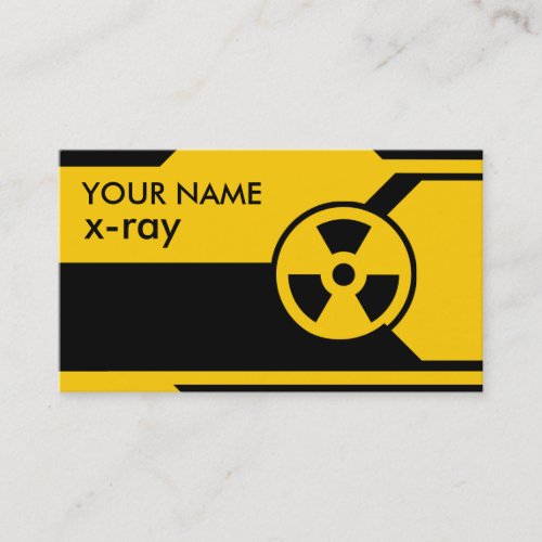 xray business card