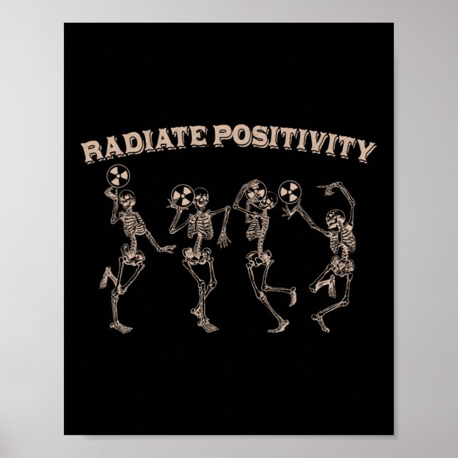 Xray Ct Rad Tech Radiology Radiate-positivity Nurs Poster (Front)