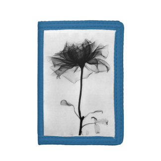 xray flower tri-fold wallet