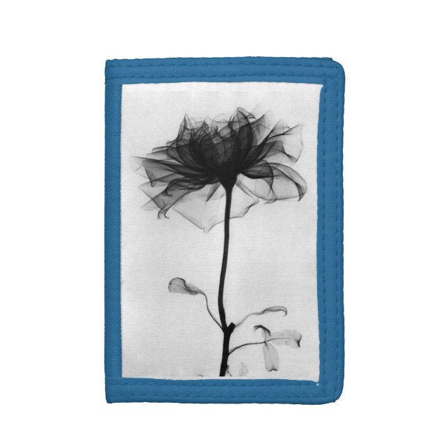 xray flower tri-fold wallet (Front Vertical)