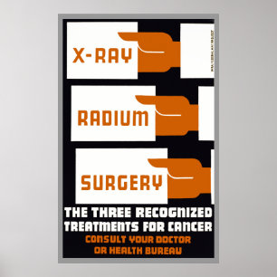 Xray Radium Surgery Poster