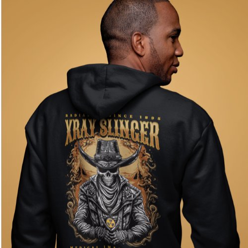 XRay Slinger Skeleton Cowboy Hoodie
