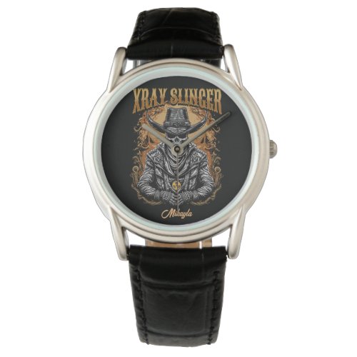 XRay Slinger Skeleton Cowboy Watch