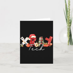 Xray Tech Christmas Bow Rad Tech Radiology Gift Me Card