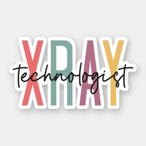 Xray Tech Radiologic Technologist Xray Tech Squad Sticker