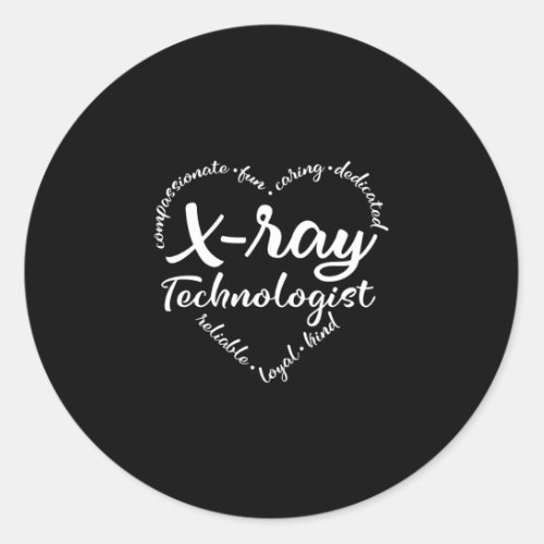 Xray tech X_ray technologist Classic Round Sticker