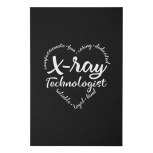 Xray tech, X-ray technologist Faux Canvas Print
