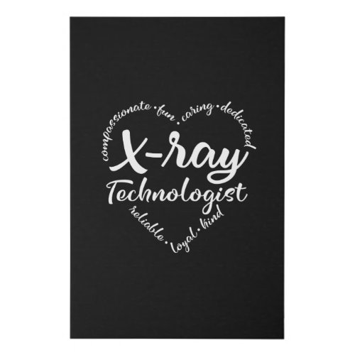 Xray tech X_ray technologist Faux Canvas Print