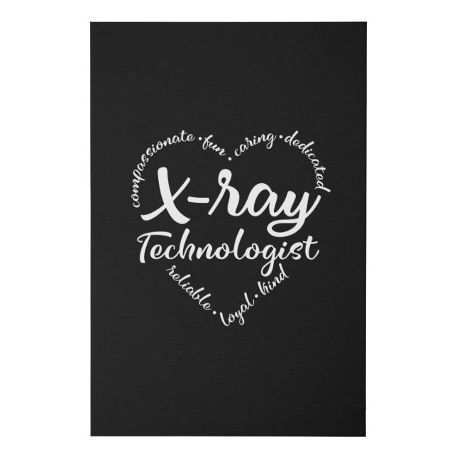 Xray tech, X-ray technologist Faux Canvas Print (Front)