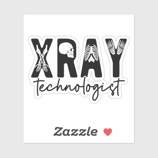 Xray Technologist, Radiology Tech, Radiographer Sticker (Sheet)