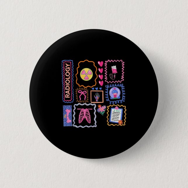 Xray Technologist Xray Tech Radiologic Technologis Button (Front)