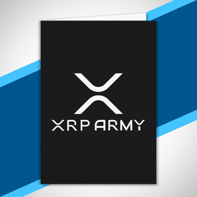 XRP Army Quote Hodl Crypto Cryptocurrency Meme Card (Creator Uploaded)