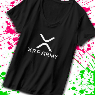 XRP Army Quote Hodl Crypto Cryptocurrency Meme T-Shirt