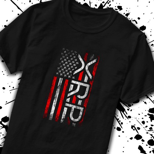 XRP Crypto Cryptocurrency American Flag Meme T_Shirt