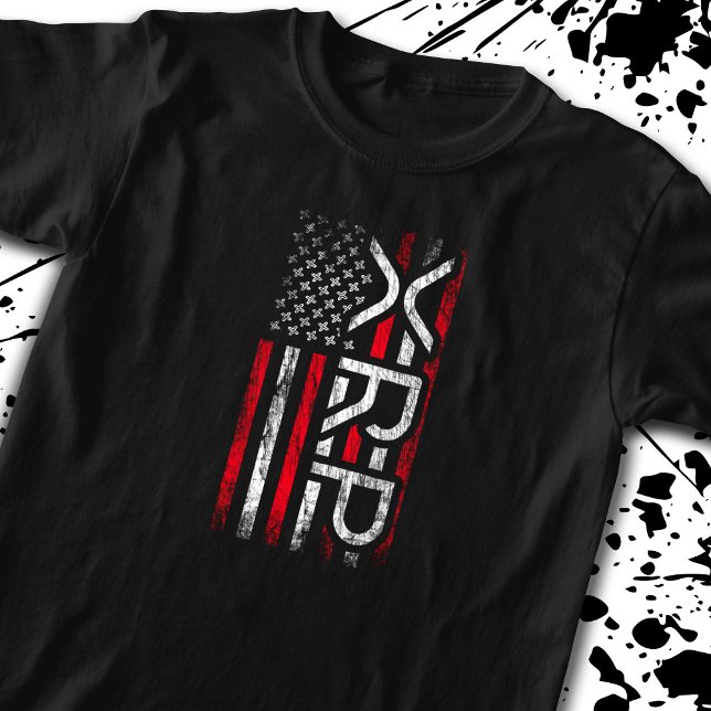XRP Crypto Cryptocurrency American Flag Meme T-Shirt (Creator Uploaded)