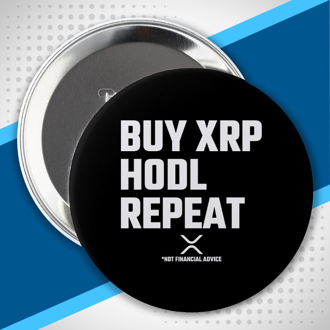 XRP Crypto Cryptocurrency Buy XRP Hodl Repeat Button (Creator Uploaded)