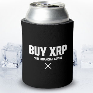 XRP Crypto Meme Not Financial Advice Disclaimer Can Cooler