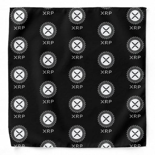 XRP Cryptocurrency Crypto Decorative Circle Logo Bandana