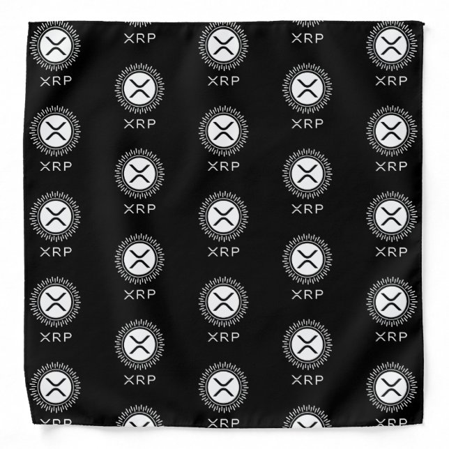 XRP Cryptocurrency Crypto Decorative Circle Logo Bandana (Front)
