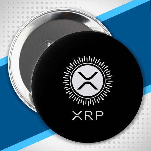 XRP Cryptocurrency Crypto Decorative Circle Logo Button