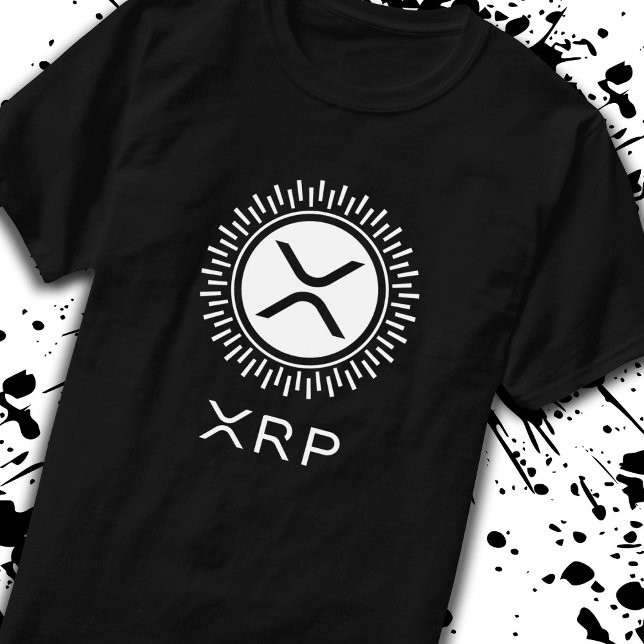 XRP Cryptocurrency Crypto Decorative Circle Logo T-Shirt (Creator Uploaded)