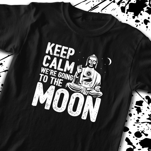 XRP Cryptocurrency To The Moon Keep Calm Crypto T_Shirt