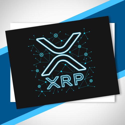 XRP Cryptocurrency XRPL Blockchain Crypto Stars Postcard