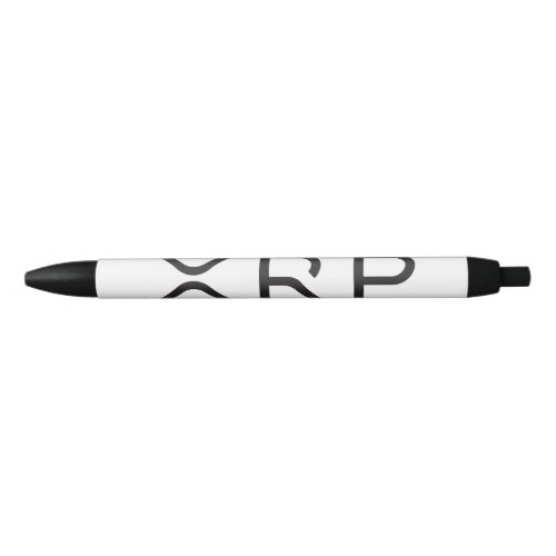 XRP Full Logo Image  Black Ink Pen