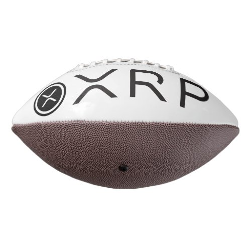 XRP Full Logo White Football