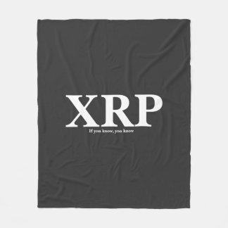 XRP If you know, you know Fleece Blanket