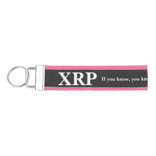 XRP If you know, you know    Wrist Keychain
