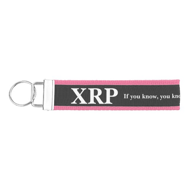 XRP If you know, you know    Wrist Keychain (Keys on Left)