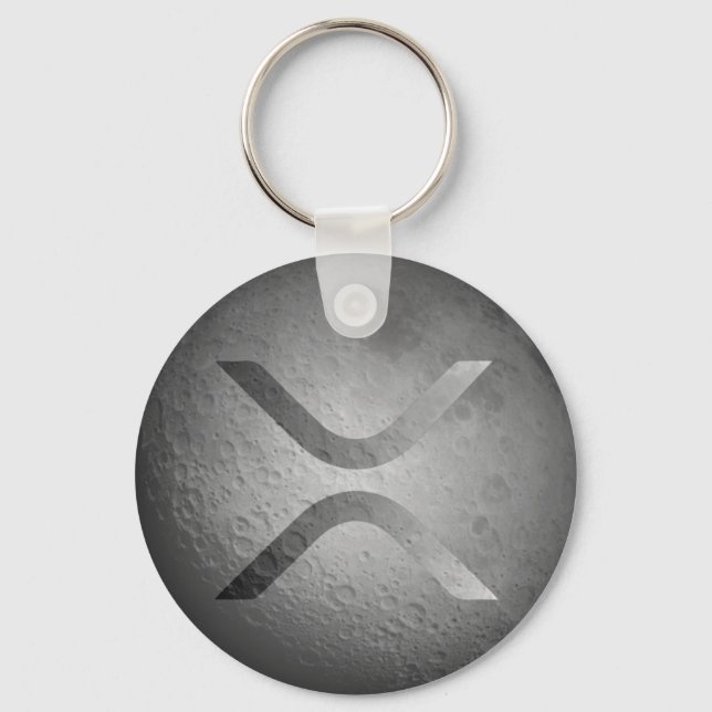 XRP Moon keychain (Front)