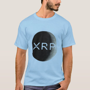 xrp, moon logo, mens T-Shirt