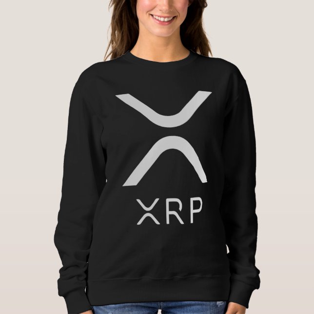 Xrp Ripple Altcoin Cryptocurrency Payment Protocol Sweatshirt (Front)