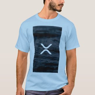 XRP, Ripple blue water tshirt