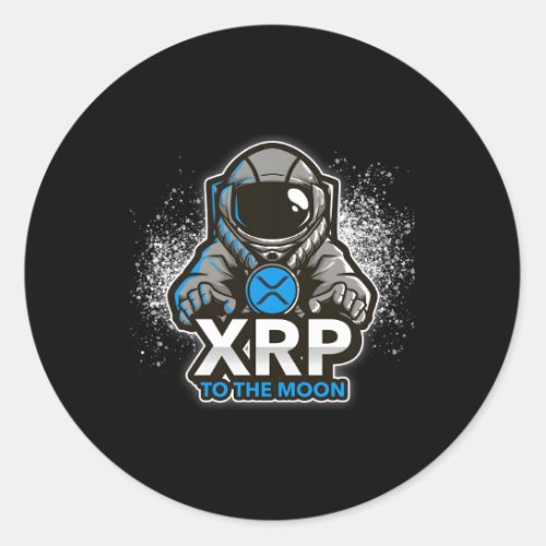 Xrp Ripple Cryptocurrency Classic Round Sticker