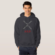 XRP Ripple Gray & Red Logo | Hoodie