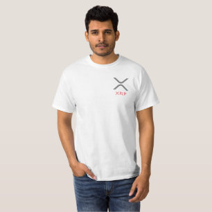 XRP Ripple Gray & Red Logo   Value Shirt