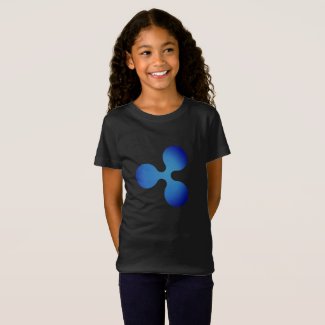 XRP, Ripple logo, girls T-Shirt