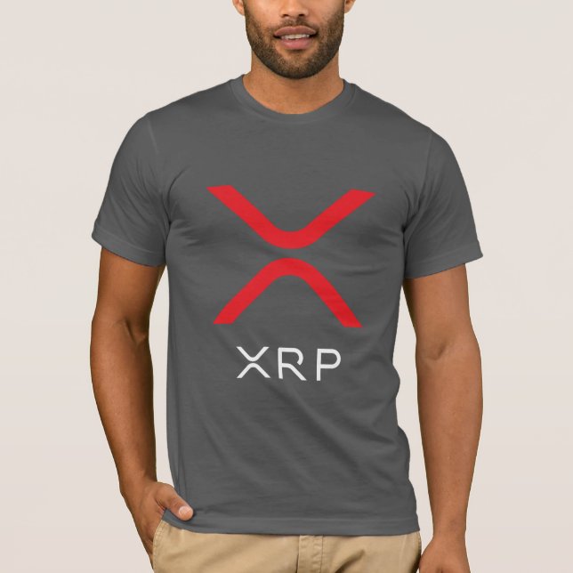 XRP Ripple Red & White Logo | Football Shirt (Front)