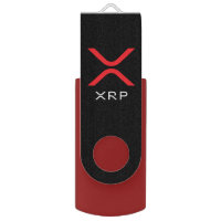 XRP Ripple Red & White Logo | USB Flash Drive