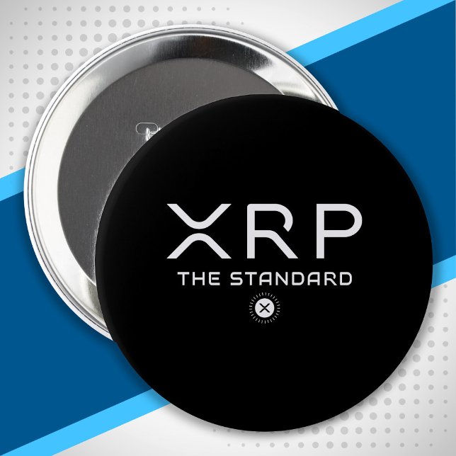 XRP The Standard Quote Crypto Meme Cryptocurrency Button (Creator Uploaded)