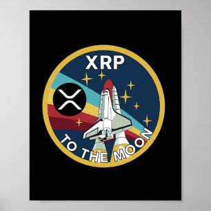 XRP-TO THE MOON POSTER