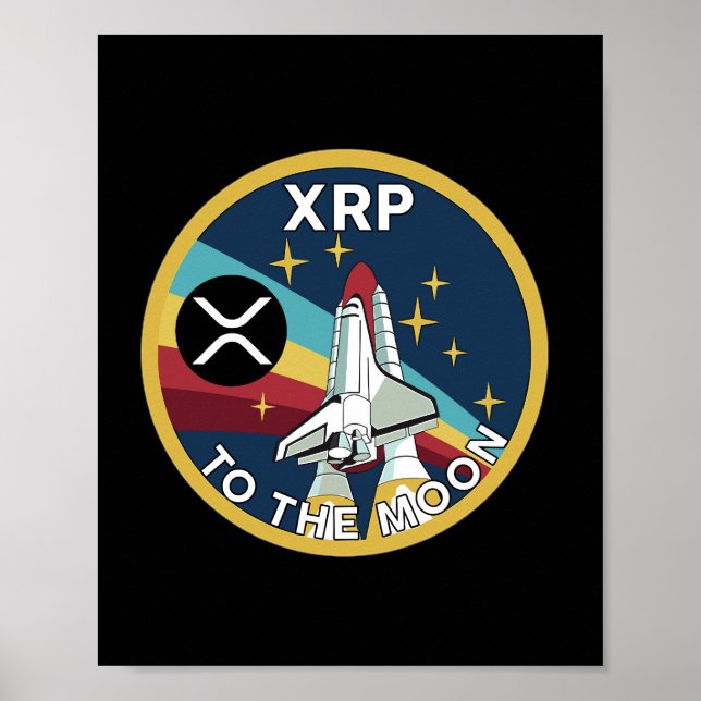 XRP-TO THE MOON  POSTER (Front)